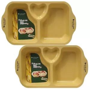 [하프클럽/브이와이]인 사각 간식그릇 옥수수 집식판 2P