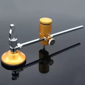 스틸 360도 둥근유리 원형 유리칼 지름 20cm