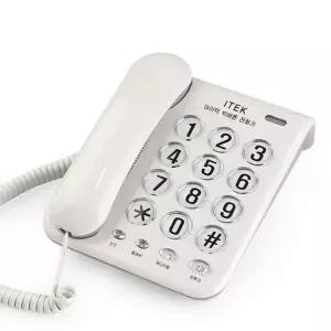 빅버튼 전화기 ik-200 아이텍 문구