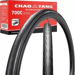 차오양 도시 자전거 타이어 세트 접이식 이중 트레드 펑크 보호 기능 2피스 제공