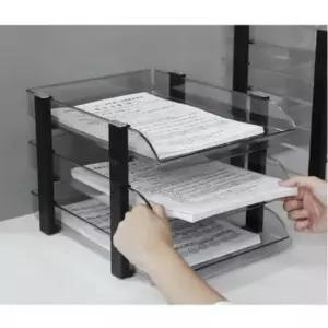 [문구] 1개 오픈 2단 3단 A4 문서 정리대 선반 트레이 서류 보관함 분류대 서랍 연구실 학교