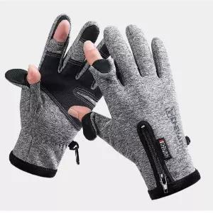자전거 손가락 장갑 낚시 터치 기모 안감 선물 용품 여자겨울장갑