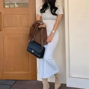 [옷자락]여자 시스루 글램룩 미시룩 기모 목폴라 롱원피스