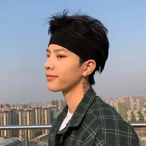 블랙 화이트 헤어밴드 남녀 머리띠 스포츠 신축성 스포츠헤어밴드