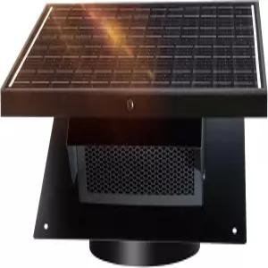 8인치 탈착식 지붕 통풍구가 있는 25W 태양광 팬 향상된 환기를 위한 구동 다락 배기 가정 차고 및 창고에