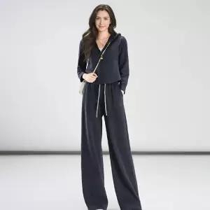 [옷자락]여자 데일리 라운지 와이드 트레이닝 바지