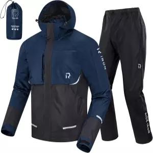 남성용 레인 수트 오토바이 여성용 기어 방수 재킷 바지 경량 레인웨어 야외 낚시 하이킹