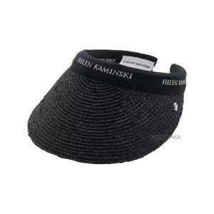 [헬렌 카민스키] SS25 여성 비앙카 썬바이저 HAT50265 CHARCOAL BLACK LOGO