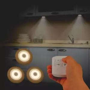 조명등 warm 리모컨포함 led터치등3개 set 미니