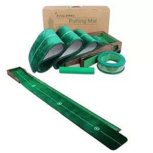 소나무 원목 퍼팅 연습기 무소음 골프 퍼터 매트 실내골프연습기 S TA3818179