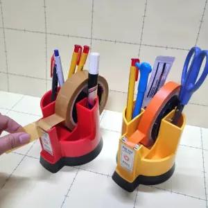 굿딜  테이프 카터기 디스펜서 테이프커터기 연필꽂이  buyus 굿딜 브이숍 illo001