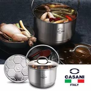 [하프클럽/브이와이]스텐 들통 미니버켓 아이스버킷 찜솥 찜냄비 5L