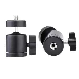 카메라 볼헤드 조인트 볼마운트 조명 삼각대 셀카봉 스튜디오 스트로보 헤드 마운트 어댑터 스탠드 플래시