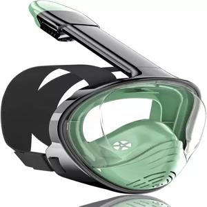 칭송 풀페이스 스노클 마스크 카메라 마운트가 장착된 스노클링 장비 180도 뷰 세트 김서림 방지