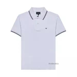 [엠포리오 아르마니] SS25 남성 스트라이프 폴로 티셔츠 8N1FB4 1JPTZ 0100