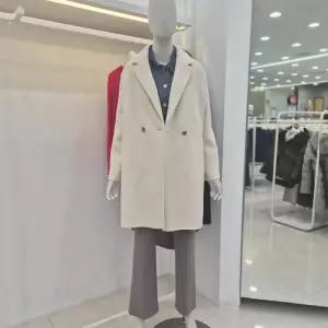 [꼼빠니아]하프 기장 세미 루즈핏 코트 CAEW1-WCH400-130