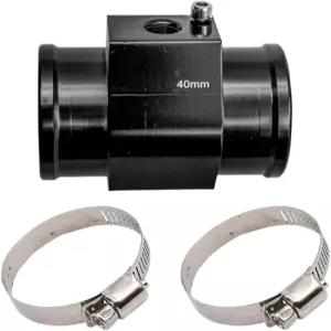 BDZMC 3PCS 자동 수온 조인트 파이프 알루미늄 센서 게이지 라디에이터 호스 어댑터 클램프가 있는 범용