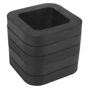 트레일러 자동차 트럭용 견인 히치 패드  소음기 제거 및 제공  리시버 머플러 2 인치  5 개