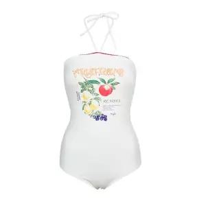 RENOMA 수영복 *비치백 지퍼백 폴리백 3종 무상증정*여성 홀터넥 러블리 원피스수영복 화이트 RN-LS2F316-W