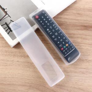 실리콘 TV 에어컨 리모컨 보호 케이스, 투명 방수 방진 보관 가방, 1 개