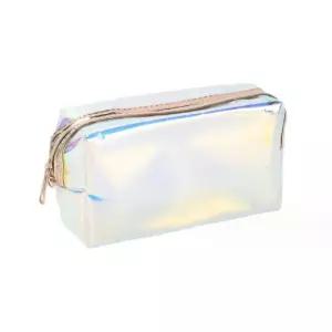 여성가방 파우치 오로라 사각형 홀로그램 화장품 투명 수납 방수 여행용