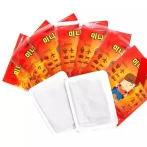 야간근무 낚시 캠핑 옷에 붙이는 미니 핫팩 22gx100개