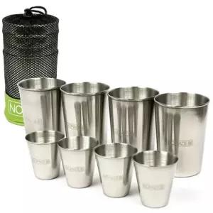 노메이드N6114 캠핑 스텐 맥주컵 소주컵 세트 8P