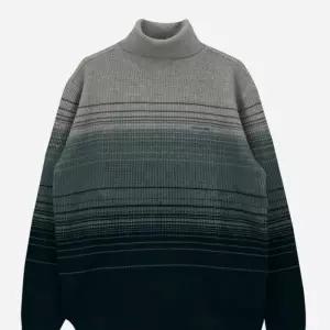 [크로커다일남성]그라데이션롱터들니트 CDAABKR432145_IC