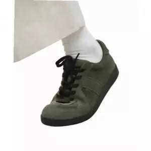 [매장정품] 6FT 5IN HI 스웨이드 독일군 스니커즈 키높이 버전 - 올리브그린 SUEDE GERMAN SNEAKERS