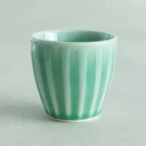 이천도자기 비취연 물컵 8.5cm 물잔 음료수 홈카페