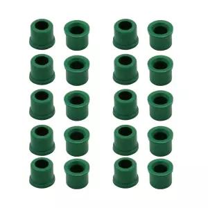 RURBRIN 20 PCS R134A 고무 개스킷 에어컨 냉동 충전 호스 오링 수리 키트 R410A 어댑터 1/4 나사 호환