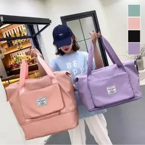 캐주얼 파우치 가방 여행 보조 확장 토트백 숄더백 헬스가방 요즘유행하는가방