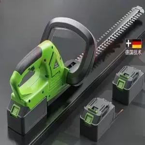 충전식 무선 전기톱 트리머 관리기 헤지 정전기 전정기 양날