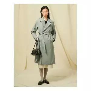 매장정품 [빈폴레이디스]벨티드 롱 트렌치 코트 스카이블루 (BF523TC02Q) 243447