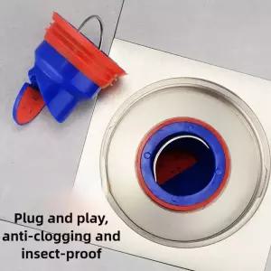 플러그 트랩 사이펀 싱크대 대용량 주방 욕실 배수 필터 악취 방지 해충 예방 탈취제