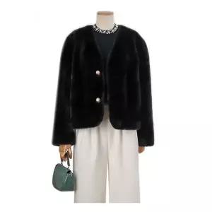 [쉬즈나인]슈너 보아퍼 밍크자켓