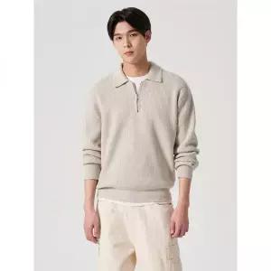 매장정품 에잇세컨즈 8SECONDS 카라 하프집업 니트 베이지 (424151FY1A) 424151FY1A 201788