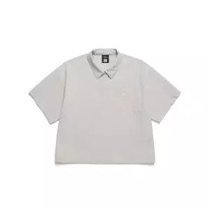 내셔널지오그래픽 NATIONALGEOGRAPHIC N242WTS960 여성 아델리 경량 우븐 스트레치 카라티셔츠 ICE GREY N2