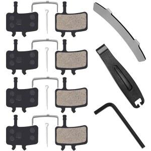 SRAM Avid BB7에 호환되는 4쌍의 자전거 디스크 브레이크 패드 3개의 설치 도구가 있는 5개의 7MTB 패드, 산악 전기 스쿠터용