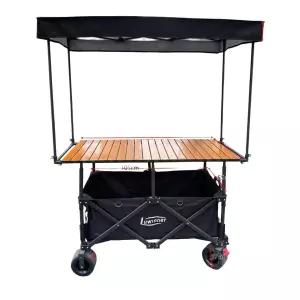 웨건 나들이용 손수레 일체형 파라솔 간편설치