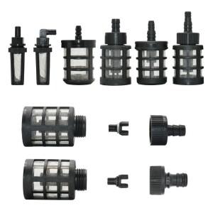 8101213mm 호스 파이프 필터 벤츄리 분무기 펌프 체크 밸브 네트 스트레이너 메쉬 세차 정원 관개