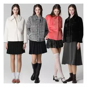 [르오트(LeOT)] 리버시블 인조렉스 웜 딜리버 무스탕