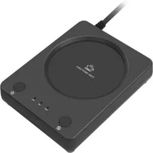 씰론 SLM03 전기 커피 머그 워머 - 차 우유 및 음료 가열을 위한 자동 차단 기능(4시간)이 있는 3-온도