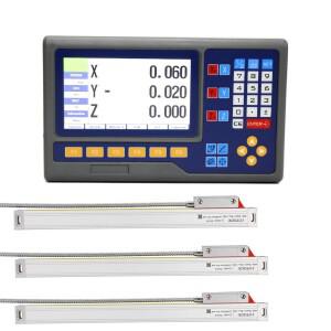 Fivetecnc  LCD 3 축 디지털 판독 DRO 키트 및 조각 KA300 고정밀 눈금자 선형 스케일 광학 인코더