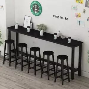 발코니 바테이블 슬림 스탠딩 긴형 원목 베란다 인테리어 홈바 카페 좁은공간