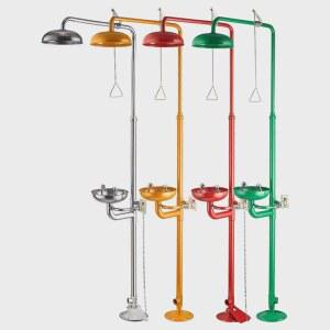 부식 방지 스테인리스 코팅 비상 세척기 아이 실험실 입수 스프레이 장치 단일