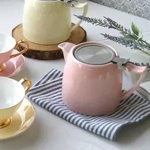 티포트 차주전자 있어 실용적인 로렐 도자기 거름망이 4color  [mW864A4E]