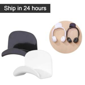 벽걸이 컴퓨터 헤드셋 거치대 펀칭 없는 헤드폰 스탠드 보관 후크 기숙사 데스크탑 디스플레이 랙