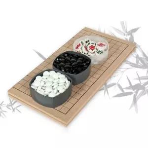 학생 접이식 장기알 세트 바둑판 바둑알 두꺼운 기원 겸용 가정 [mAE959B]