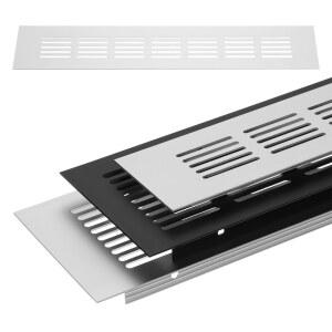 알루미늄 합금 캐비닛 환풍기 그릴 장식 커버 옷장 신발 메쉬 구멍 하드웨어 데 도구 8 가지